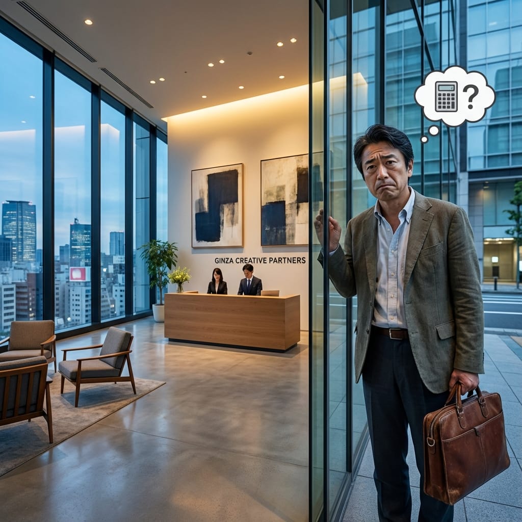 都心の制作会社のオフィスは、銀座や渋谷、六本木といった一等地にあり、内装も洗練されています。受付にはスーツを着た社員が並び、会議室はガラス張りでデザイナーズ家具が配置されています。
こうした環境に、地域密着型の中小企業経営者が足を踏み入れると、どうしても「自分のような小さな会社が相談に来ても、相手にされないのでは？」という不安を感じてしまうのです。