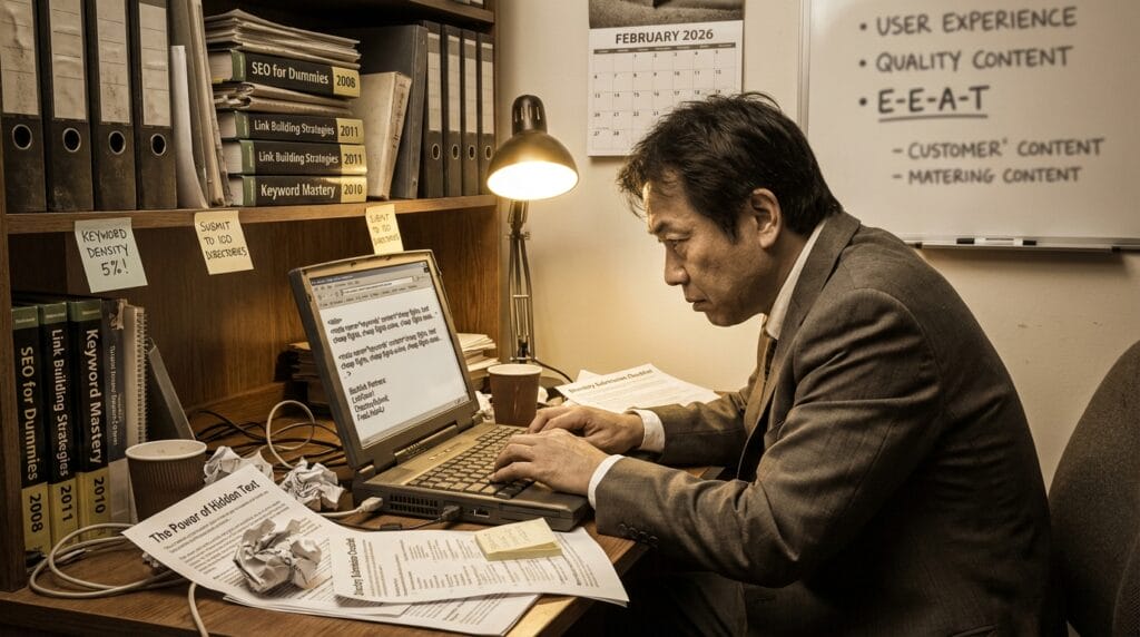 間違ったSEO対策を続けている