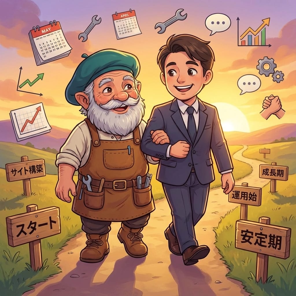 長期的な伴走関係が構築できる