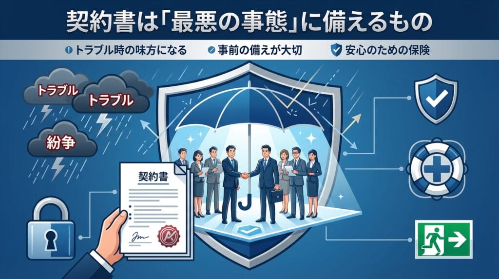 契約書は「最悪の事態」に備えるもの