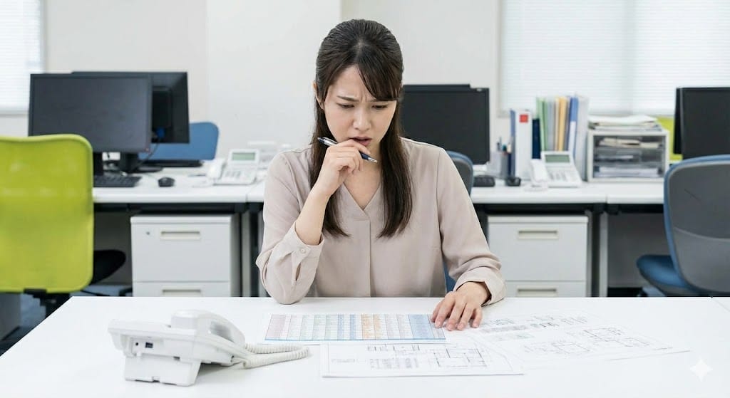 事務員が兼任しており、専門知識がない