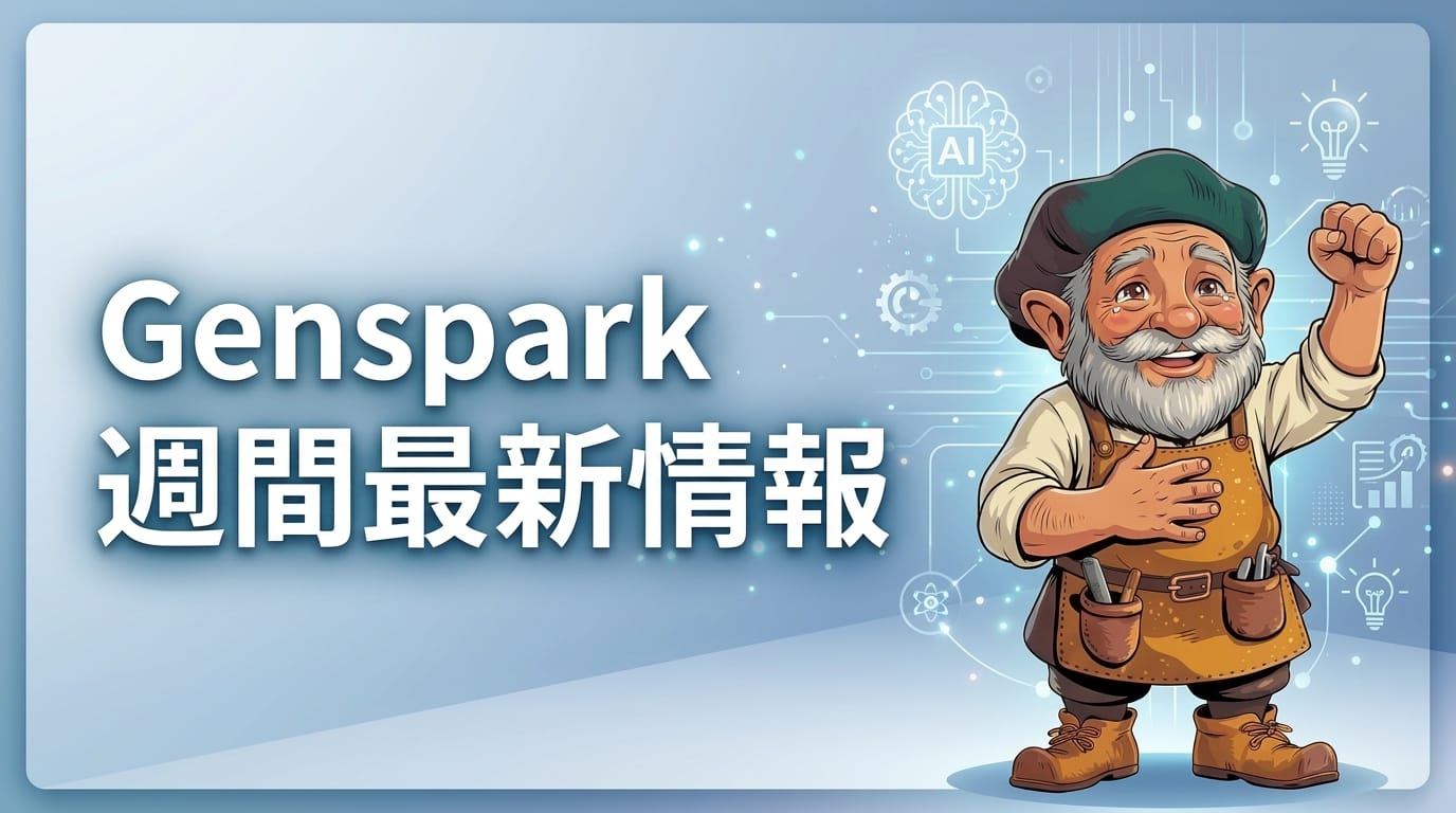 Genspark 週間最新情報2026/03/01